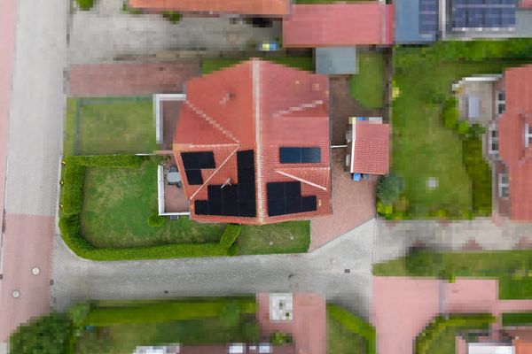 Haus Seefahrer Dornumersiel - Vogelperspektive