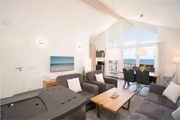 Wohnzimmer Strandpark Sierksdorf Schwalbennest Nr. 66
