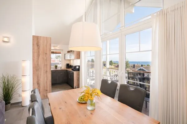 Wohnzimmer Strandpark Sierksdorf Schwalbennest Nr. 66