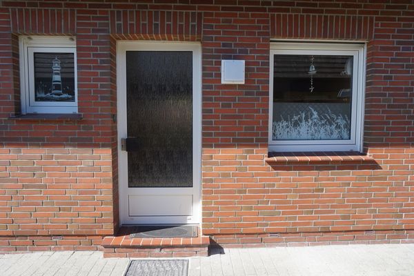  Ferienhaus MeerLiebe Dornumersiel - Fassade / Eingang