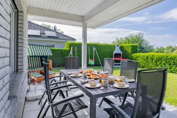 Terrasse  Ferienhaus Neptun