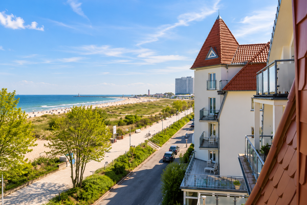 Blick zum Leuchtturm