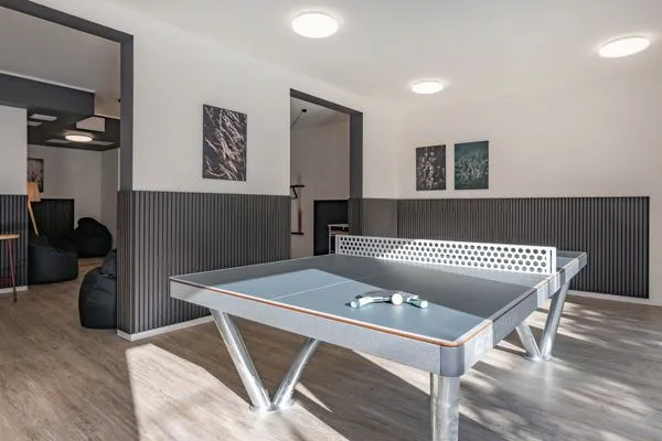 Spielanlage  Ferienwohnung Goldfisch mit Balkon, Wellness- und Kinderspielbereich
