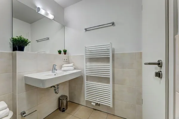 Badezimmer  Residenz am Balmer See, Whg. 01