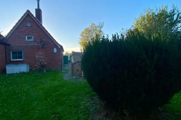 Garten  Haus Strandkorb