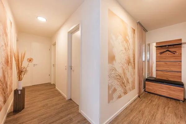 Fassade / Eingang  Ferienwohnung Klippenblick mit Sauna, Kinderspielbereich und Fitnessraum