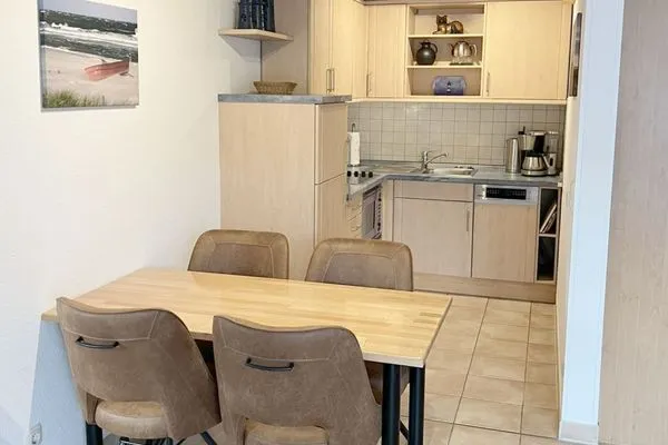 offene Küche Residenz am Strand Wohnung 1-17