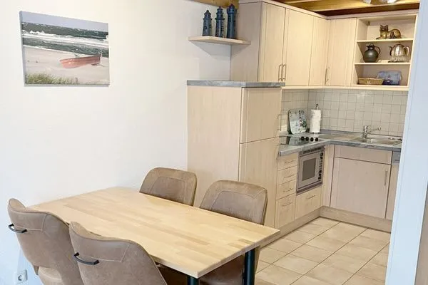 offene Küche Residenz am Strand Wohnung 1-17