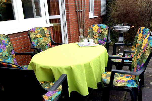  Haus Seeadler Dornumersiel - Terrasse