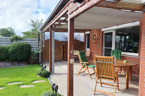  Haus Windböe Dornumersiel - Terrasse