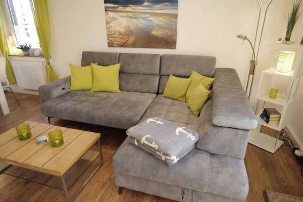  Haus Windböe Dornumersiel - Wohnzimmer