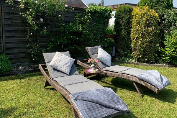  Ferienhaus Leano Dornumersiel - Garten