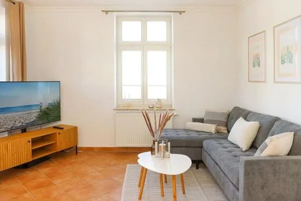 Wohnzimmer  Villa Bismarck Wohnung 1