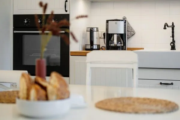 Die große Küche bietet viel Platz zum Kochen und Zusammensein  Bauernhaus am Mühlendamm