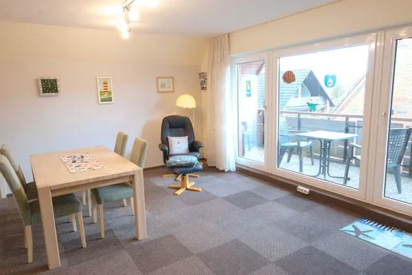 Wohnzimmer  Ferienwohnung Fischers Fritze