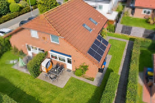  Ferienhaus Lippetal Carolinensiel - Vogelperspektive