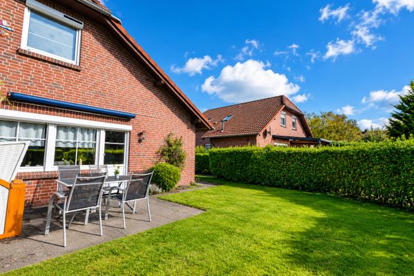  Ferienhaus Lippetal Carolinensiel - Gartenblick