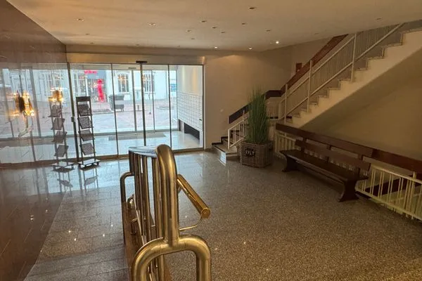 Empfang Ferienwohnung im Haus Strandstr.22 Hoja App. 63/ TG Platz Nr. 105  obere Ebene