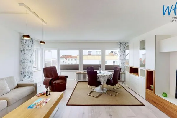 Wohnzimmer Haus Panorama Ferienwohnung 44