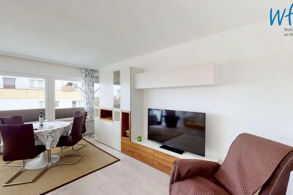 Wohnzimmer Haus Panorama Ferienwohnung 44