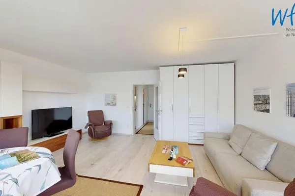 Wohnzimmer Haus Panorama Ferienwohnung 44