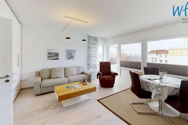 Wohnzimmer Haus Panorama Ferienwohnung 44