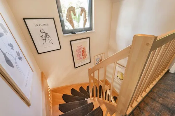 Fassade / Eingang  Ferienhaus Ferdinand mit Sauna, Kamin und Terrasse - Hunde willkommen