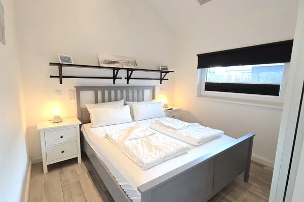 Schlafzimmer  Ferienhaus "Rachel III" im Ferienpark Holm an der Ostsee