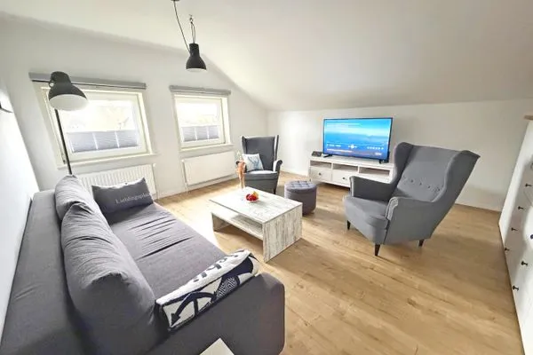 Wohnzimmer  Kampener Weg 4 - „Peters Ausguck“