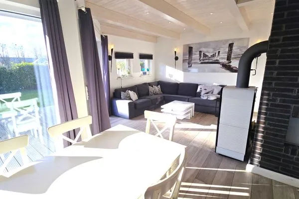 Wohnzimmer  Ferienhaus "Marie II" ostseenah im Ferienpark Holm