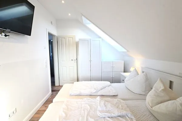 Schlafzimmer  Ferienhaus "Marie II" ostseenah im Ferienpark Holm