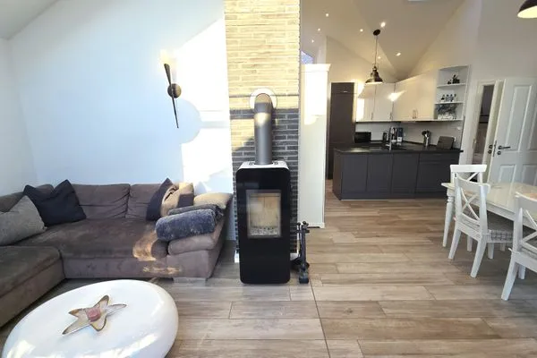 Wohnzimmer  Ferienhaus "Rachel III" im Ferienpark Holm an der Ostsee