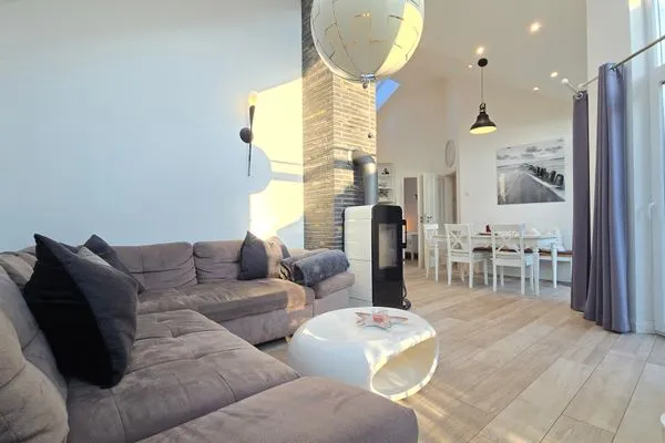 Wohnzimmer  Ferienhaus "Rachel III" im Ferienpark Holm an der Ostsee