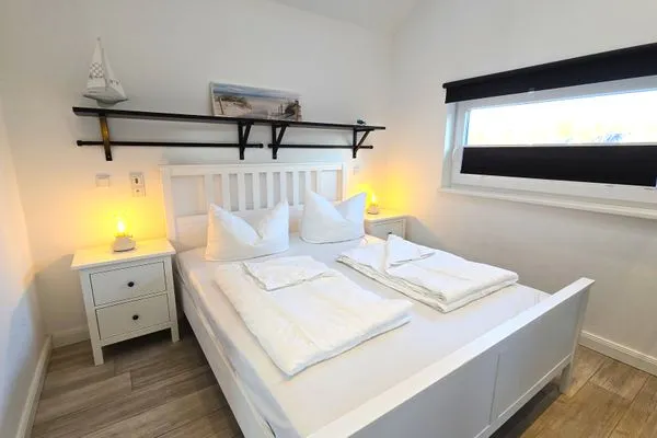 Schlafzimmer  Ferienhaus "Rachel III" im Ferienpark Holm an der Ostsee