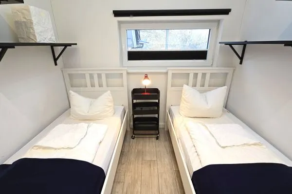 Schlafzimmer  Ferienhaus "Rachel III" im Ferienpark Holm an der Ostsee