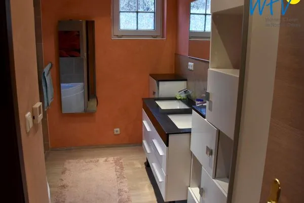 Badezimmer Ferienhaus Having Ferienhaus Having