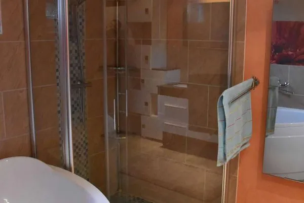 Badezimmer Ferienhaus Having Ferienhaus Having