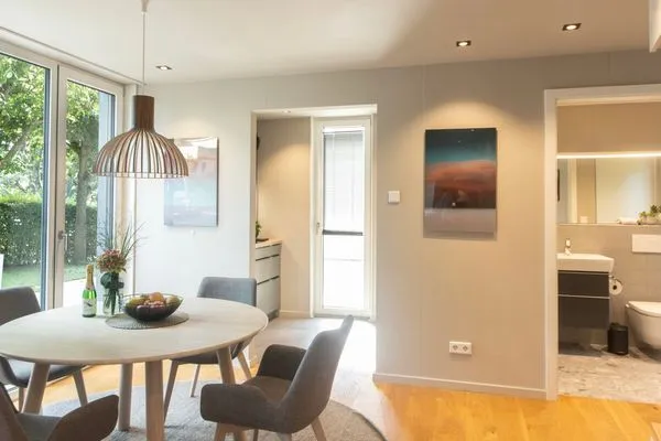  Ferienwohnung Lakeside Lodge Nonnenhorn - Wohnzimmer