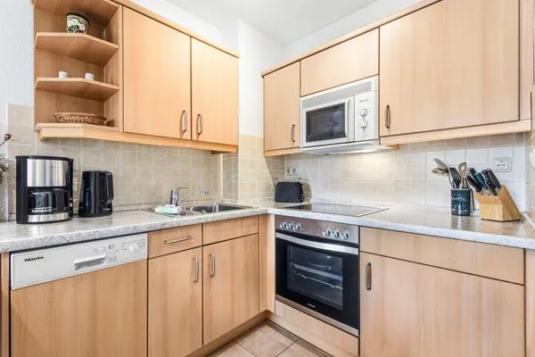 offene Küche Residenz am Strand Wohnung 6-75