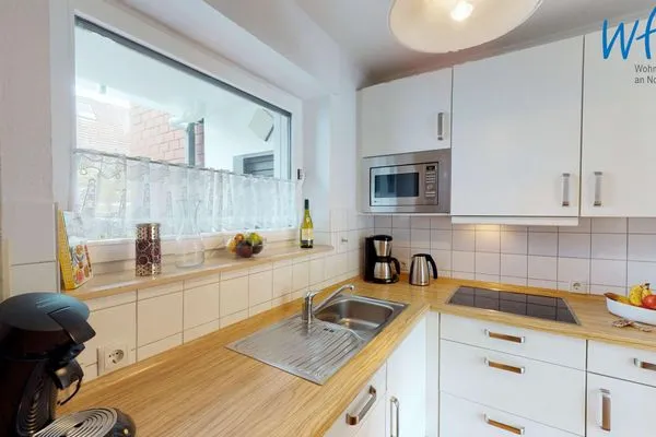 Küche / Küchenzeile Haus am Wattenmeer Ferienwohnung 2