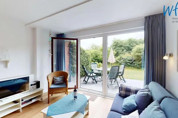 Wohnzimmer Haus am Wattenmeer Ferienwohnung 2