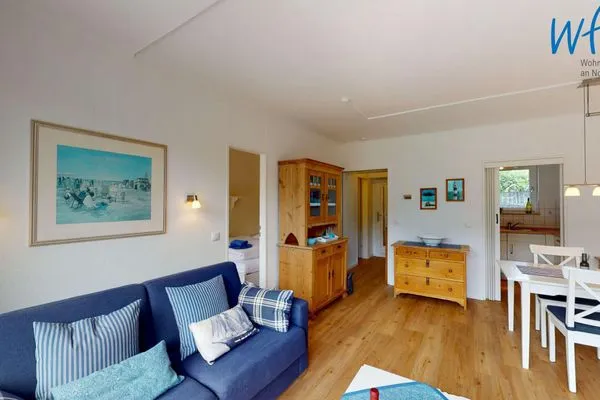 Wohnzimmer Haus am Wattenmeer Ferienwohnung 2