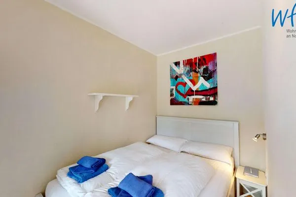 Schlafzimmer Haus am Wattenmeer Ferienwohnung 2