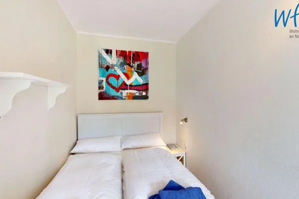 Schlafzimmer Haus am Wattenmeer Ferienwohnung 2