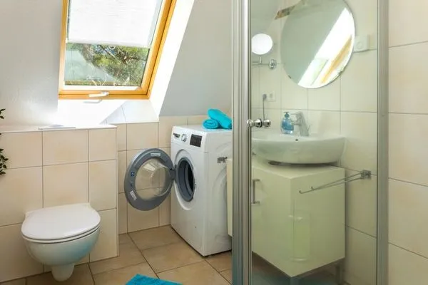 Badezimmer  Haus Dünenblick, Whg. 5