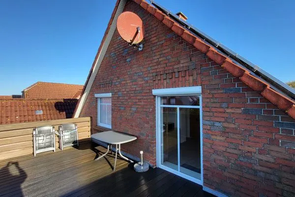 Terrasse  Wohnung Seemöwe OG