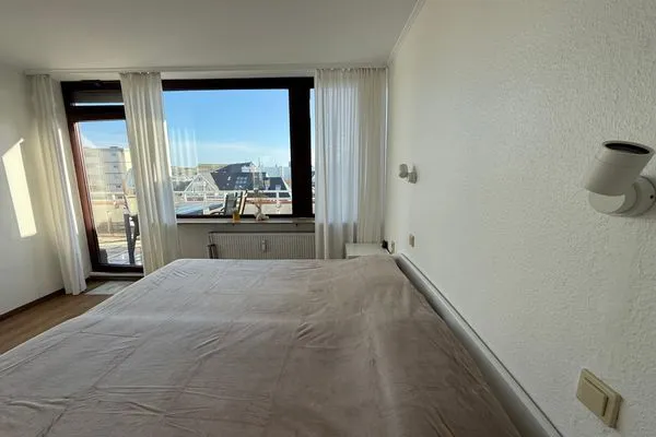 Schlafzimmer Ferienwohnung im Haus Strandstr.22 Hoja App. 63/ TG Platz Nr. 105  obere Ebene