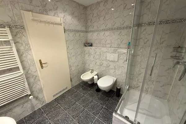 Badezimmer Ferienwohnung im Haus Strandstr.22 Hoja App. 63/ TG Platz Nr. 105  obere Ebene