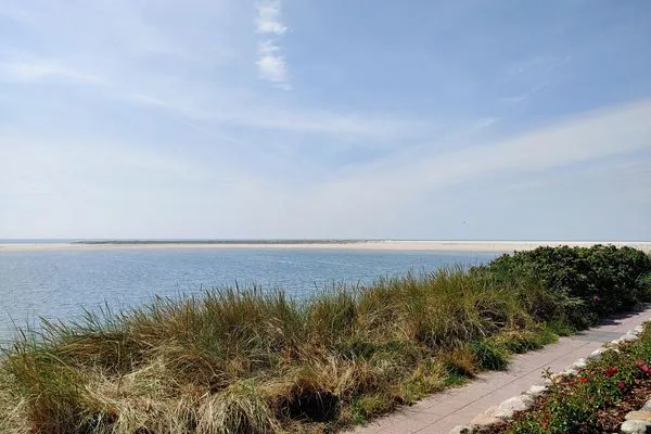 Blick auf die Nordsee vom Ferienhaus Ran in Wittdün auf Amrum Haus Ran Ferienwohnung Ran 1