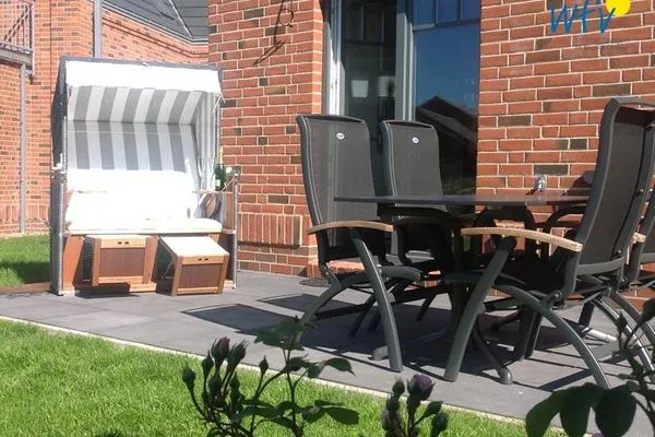 Terrasse Bootshaus in den Dünen - 4 Ferienwohnung 2